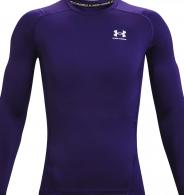 UA Men's HeatGear Armour Long Sleeve Purple/White 2XL - 13615245002X