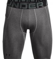 UA Men's HeatGear Pocket Long Shorts Carbon Heather/Black Small - 1361602090SM