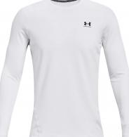 UA Men's ColdGear Armour Fitted Crew White/Black 3XL - 13660681003X