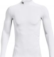 UA Men's ColdGear Compression Mock White/Black 2XL - 13660721002X