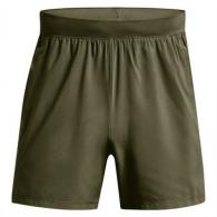 UA Men's Tactical Academy 5'' Shorts Marine OD Green Small - 1373669-390-SM