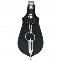 Safariland Model 168 Key Ring-2 Snap Holder Plain Black - 168-2PBL