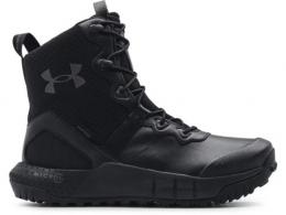 UA Women's Micro G Valsetz Leather Waterproof Tactical Boots Black Size 5 - 30243370015