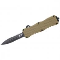 Schrade Uproar Tactical D/A OTF Knife 3" Blade FDE - 1159305
