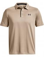UA Men's Tech Polo Sahara/Black Small - 1290140236SM