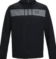 UA Men's Sportstyle Windbreaker Jacket Black/Pitch Gray Medium - 1361621001MD