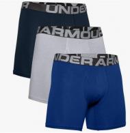 UA Charged Cotton 6in 3 Pack-Blue Size: Large - 1363617465LG