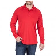 5.11 Tactical Performance Long Sleeve Polo Red X-Large - 72049-477-XL