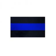 Thin Blue Line Classic Thin Blue Line Car Decal 3x5" - TBL-BB-REFLECT