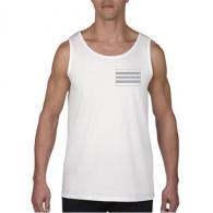 Thin Blue Line Chicago Thin Blue Line Flag Tank XXL - CHIC-TANK-WHITE-XXL