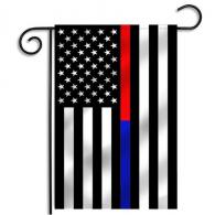 Thin Blue Line Dual Garden Flag - GARDEN-TRL-TBL