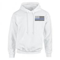 Thin Blue Line American Flag Hoodie Small - TBL-H-SMALL-LOGO-WHITE-SMALL Thin Blue Line American Flag Hoodie Small - TBL-H-SMALL-LOGO-WHITE-SMALL