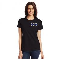 Thin Blue Line Women's K-9 T-Shirt Small - WOMEN-K9-BLACK-SMALL Thin Blue Line Women's K-9 T-Shirt Small - WOMEN-K9-BLACK-SMALL