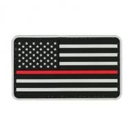 Voodoo Tactical American Flag Red Line Rubber Patch - 07-0908000000