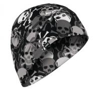 ZANheadgear Helmet Liner/Beanie Sportflex UPF50+ Series All Over Skull - WHLL424