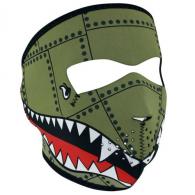 ZANHeadgear Neoprene Full Face Mask - Green - WNFM010