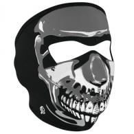 ZANheadgear Full Mask Neoprene Chrome Skull - WNFM023