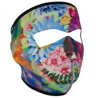 ZANHeadgear Neoprene Full Face Mask - Floral - WNFM182