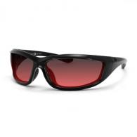 Bobster - Charger - Gloss Black w/ Rose lenses - ECHA001R