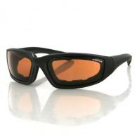 Bobster - Foamerz 2 - Matte Black w/ Amber Lenses - ES214A