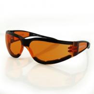 Bobster - Shield II - Gloss Black - Amber lenses - ESH202