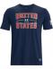 UA Men's Freedom United States T-Shirt Academy X-Large - 1377066408XL