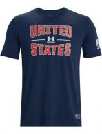 UA Men's Freedom United States T-Shirt Academy X-Large - 1377066408XL