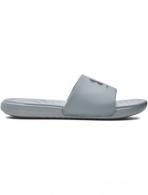 UA Men's Ansa Fixed Slides Harbor Blue/Metallic Downpour Gray Size 10 - 302376140410