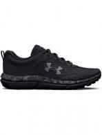 UA Men's Charged Assert 10 Camo Running Shoes Black/Pitch Gray Size 7.5 - 30270360017.5