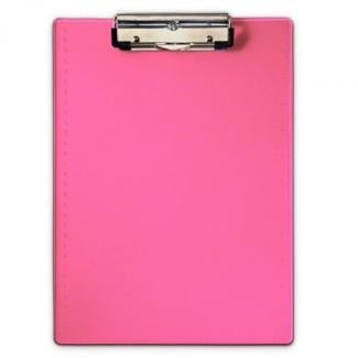 Plastic Clipboard Pink - 21594