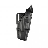 Safariland Model 6360 ALS/SLS Mid-Ride, Level III Retention Duty Holster for Glock 19 Black Right STX Plain - 6360-28321-411