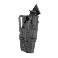 Safariland Model 6360 ALS/SLS Mid-Ride, Level III Retention Duty Holster for Sig Sauer P229R Black Left STX Basket Weave - 6360-744-482