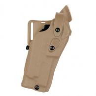 Safariland Model 6360RDS ALS/SLS Mid-Ride, Level III Retention Duty Holster for Sig Sauer P320 FDE Brown Right - 6360RDS-4502-551