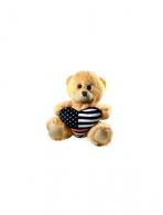 Thin Blue Line Thin Red Line Heart Teddy Bear - TRL-TED-BEAR