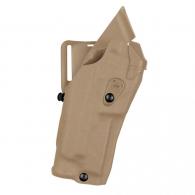Safariland Model 6390RDS ALS Mid-Ride Level I Retention Duty Holster for Glock 19 MOS FDE Brown Left - 6390RDS-2832-552