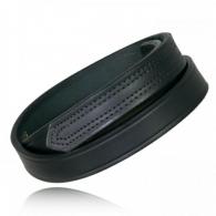 Boston Leather Hook and Loop Tipped 1 Inch Black BasketWeave Belt Size 36 - 6528-3-36