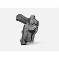 Rapid Force Duty Holster, Slide, Mid Ride, For Sig P320 Compact/Carry 9mm - RFS-0692-L-MB-11-D