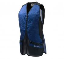 Beretta Silver Pigeon Evo Shooting Vest Blue Total Eclipse &  Royal Blue Small - GT781T155305AZS