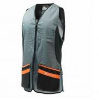 Beretta Silver Pigeon Evo Shooting Vest - Grey & Orange Small - GT781T155309OIS