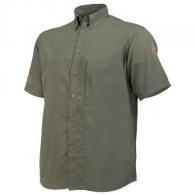 Beretta Short Sleeve Buzzi Shooting Shirt Olive Green XLarge - LT021T15550715XL