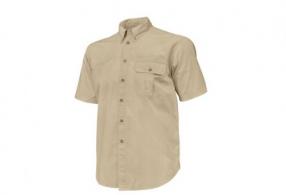 Beretta TM Short Sleeve Shooting Shirt Sand XLarge - LU831T15340008XL