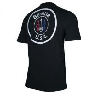 Beretta USA Logo Short Sleeve T-Shirt Black Large - TS252T14160999L