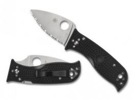 Spyderco Lil' Temperance 3 Lightweight Serrated - C69SBK3