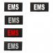 2x4 Med ID Patch - E10-7001-EMS-BLK/REF