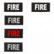 2x4 Med ID Patch - E10-7001-FIRE-BLK/REF