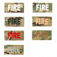 2x4 Med ID Patch - E10-7001-FIRE-MTC/BLK