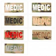 2x4 Med ID Patch - E10-7001-MEDIC-MTC/RED