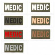 2x4 Med ID Patch - E10-7001-MEDIC-RGR/RED