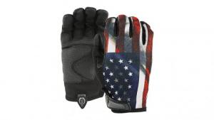 US Flag Battleworn Patriot - unlined - full finger - Laser Grips