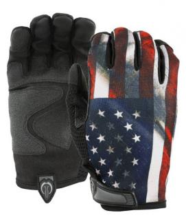 US Flag Battleworn Patriot - unlined - full finger - XLG